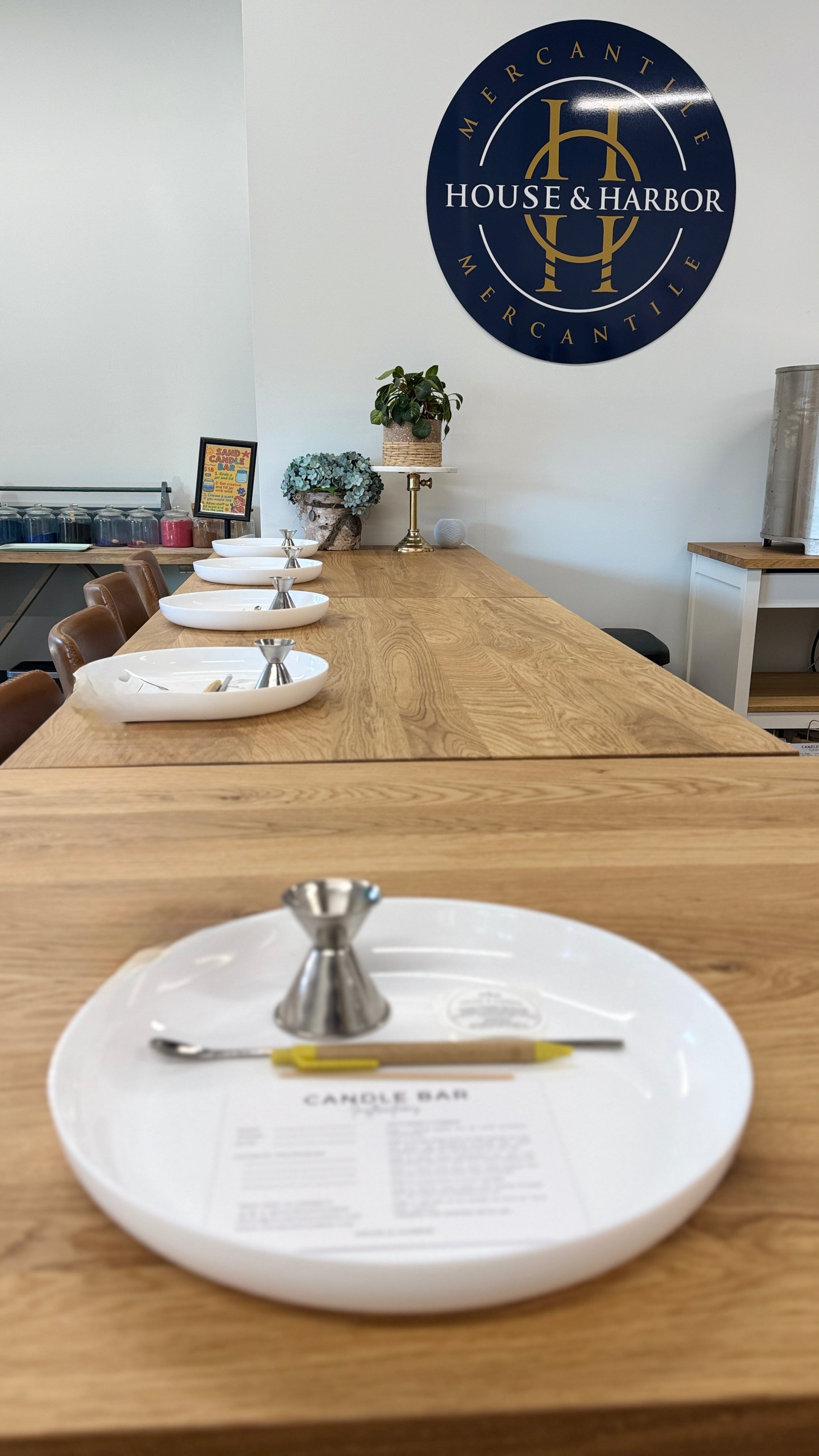Reservation for in-store Candle Making
